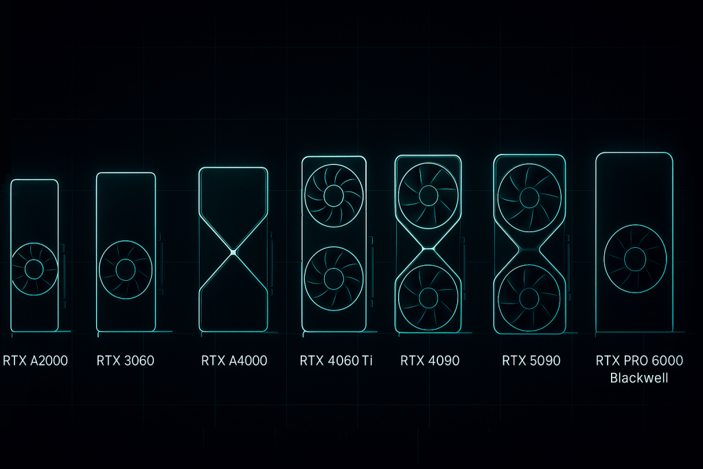 SimplePod GPU Cards Comparison